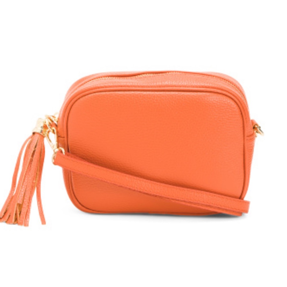 NWOT Italian Leather Crossbody Bag